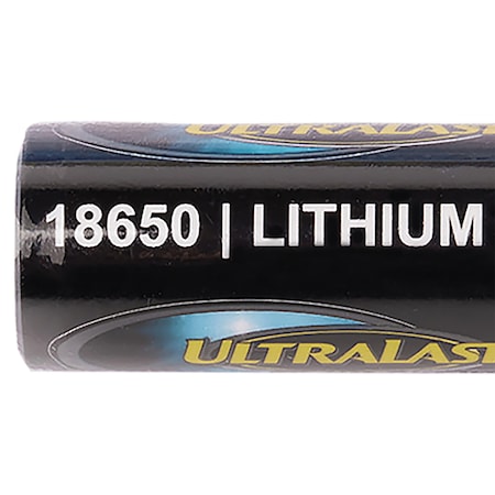 Ultralast 2,600 mAh 18650 Retail Blister-Carded Batteries (Single Pack) UL1865-26-1P